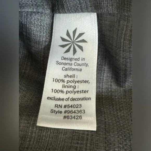 Athleta City Chic Water Resistant Windbreaker Rain Jacket‎ Medium. Lightweight. - Picture 6 of 9